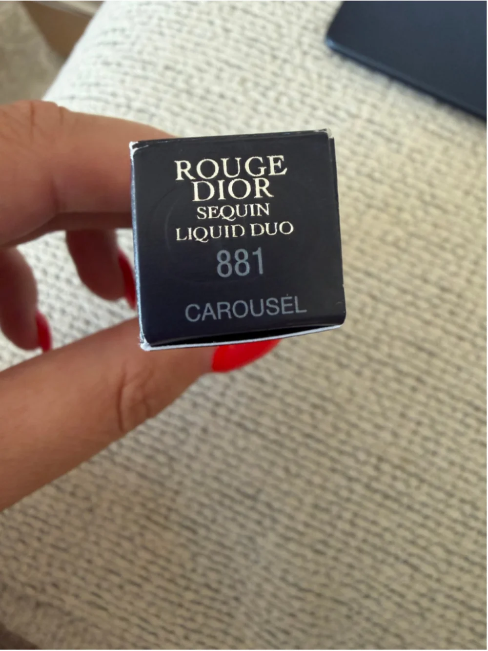 Women's Dior Rouge Dior Sequin Liquid Duo 881 Carousel Red Gold One Size